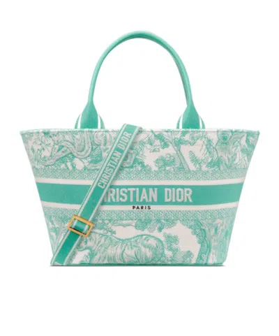 Dior Iviera Shoulder Bag In Green
