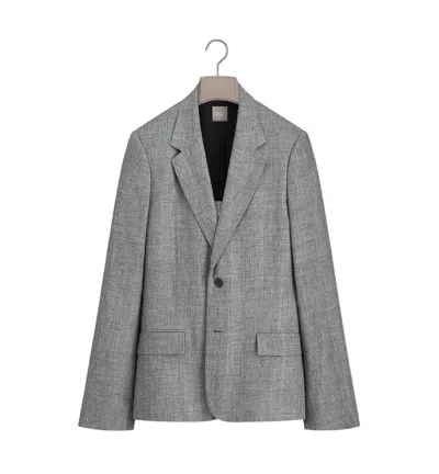 Dior Iviera Single-breasted Jacket In Gray