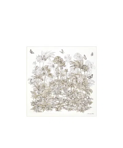 Dior Iviera Toile De Jouy Palms 90 Square Scarf