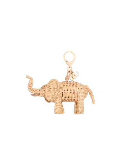 Dior Iviera Toiledejouysauvage Elephant Bag Charm In Gold