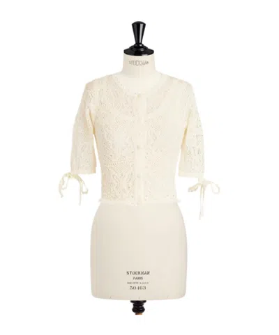 Dior Iviera Twinset In White