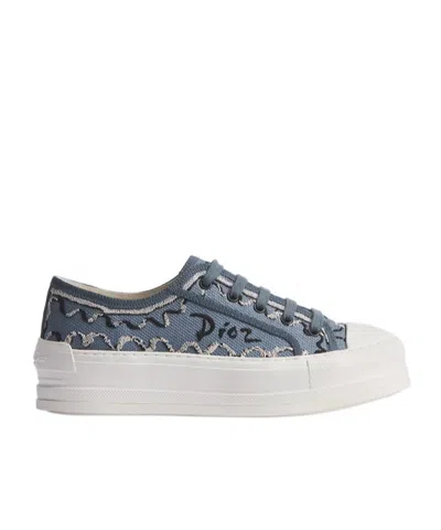 Dior Iviera Walk'n' Platform Sneaker In Blue