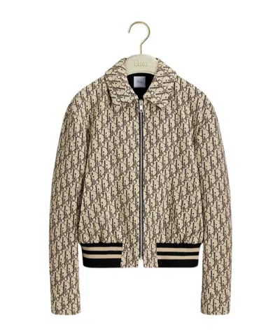Dior Iviera Zipped Jacket In Neutral