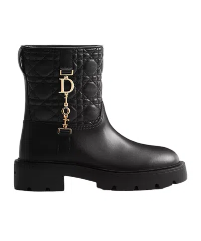 Dior Ly Ankle Boot In Black