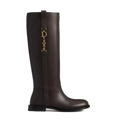 Dior Ly Boot In Brown