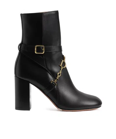 Dior Ly Heeled Ankle Boot In Black