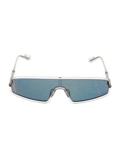 Pre-owned Dior Mercure Shield Sunglasses In Transparent