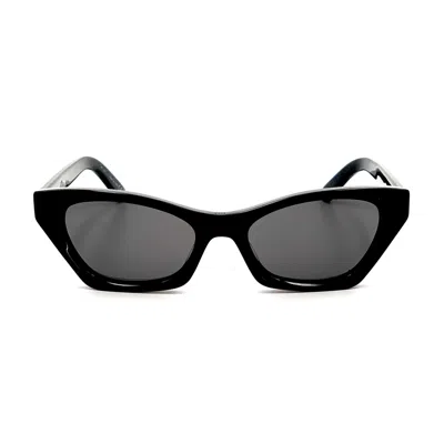 Dior Beveled Acetate Butterfly Sunglasses In Black