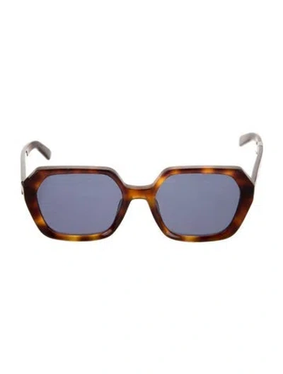 Pre-owned Dior Midnight S2f Square Sunglasses In Black