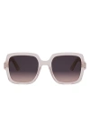 Dior 'midnight S4i 54mm Square Sunglasses