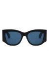 Dior 'nuit S1i 54mm Square Sunglasses