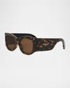 Dior Full Frame Sunglasses In Havobrng