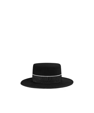 Dior Odeo Narrow-rimmed Hat In Black