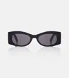 Dior Ombre Rectangular Sunglasses In Black