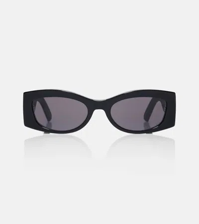 Dior Ombre Rectangular Sunglasses In Black