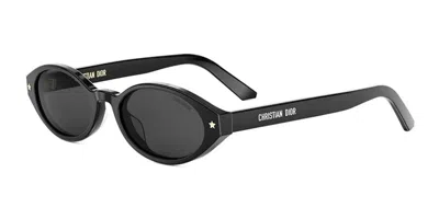 Dior Pacific R1i 10a0 Women's Sunglasses Black Size 52