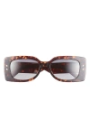 Dior 'pacific S1u 53mm Rectangular Sunglasses In Gold