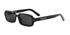 Dior Pacific S3i Rectangular-frame Acetate Sunglasses In Black