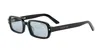 Dior Pacific S3i Rectangular-frame Acetate Sunglasses In Black