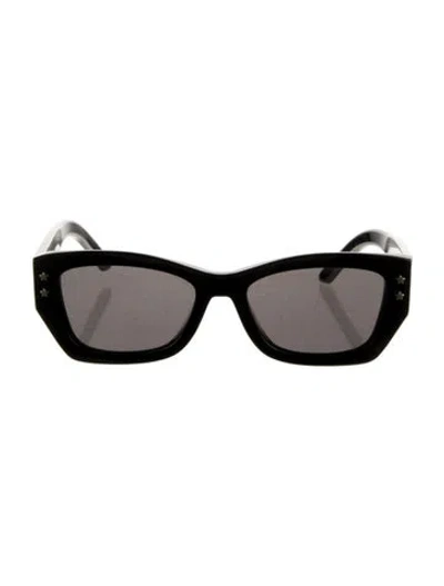 Pre-owned Dior Pacific Square Sunglasses In Black