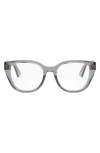 Dior 'prismeo B1i 52mm Butterfly Eyeglasses In Gray