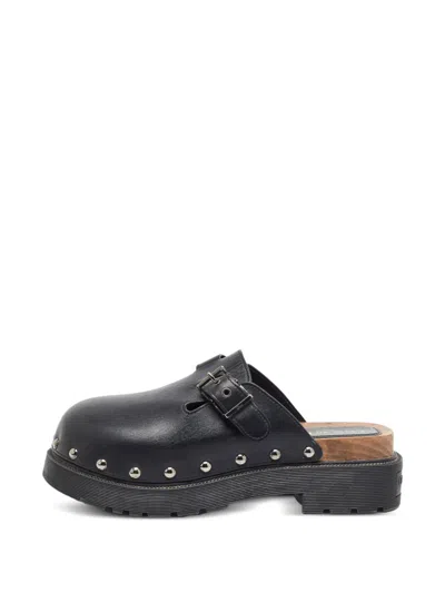 Pre-owned Dior Quake Platform Clogs In Black