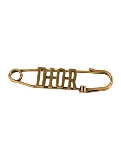 Pre-owned Dior (r)evolution Safety Pin Brooch In Multi