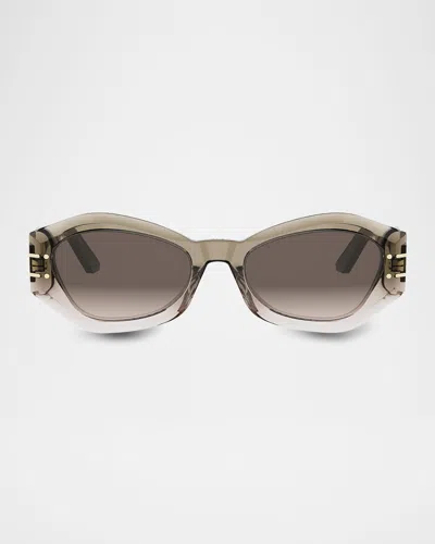 Dior Signature B1u 55mm Sunglasses In Gray