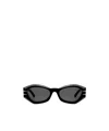 Dior The Signature B1u 55mm Butterfly Sunglasses In Black