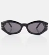 Dior The Signature B1u 55mm Butterfly Sunglasses In Black/grey