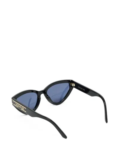 Pre-owned Dior Signature B2u Cat-eye Frame Sunglasses In Black