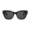 Dior 'signature B4i 52mm Butterfly Sunglasses In Nero