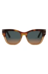 DIOR 'DIORSIGNATURE B4I 52MM BUTTERFLY SUNGLASSES