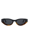 DIOR 'DIORSIGNATURE B5I 51MM CAT EYE SUNGLASSES