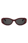 Dior 'signature B8u Butterfly Sunglasses In Multi