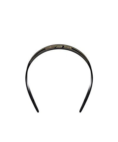 Dior Signature Hair Band In Black