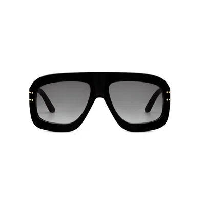 Dior Signature M1u 10a158 Sunglasses In Black