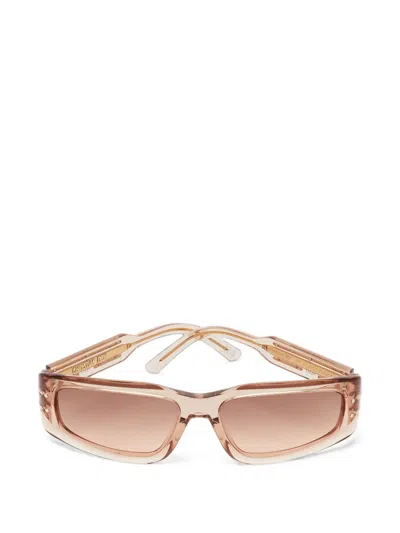 Pre-owned Dior Signature Rectangle Sunglasses In Pink