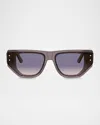 Dior Signature S15i 63mm Oversize Cat Eye Sunglasses In Multi