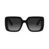 Dior Signature S11i Square Sunglasses, 54mm In Black