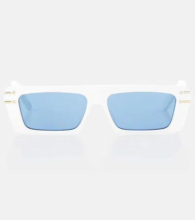 Dior Signature S2u Sunglasses In White