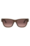 Dior Signature S6u Sunglasses In Brown