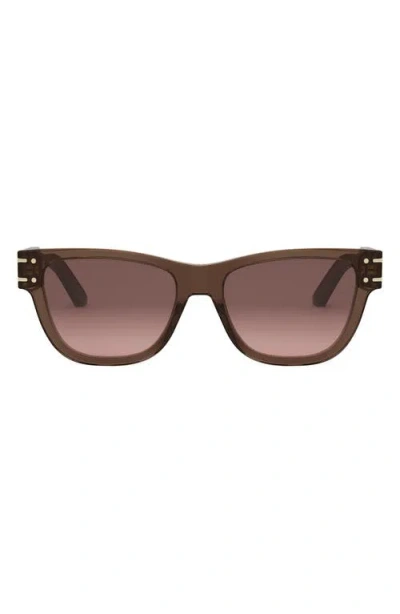 Dior 'signature S6u 54mm Butterfly Sunglasses