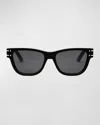 Dior Signature S6u Sunglasses In Black
