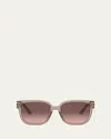 Dior Signature S7f Acetate Square Sunglasses In Sblk/rovxg