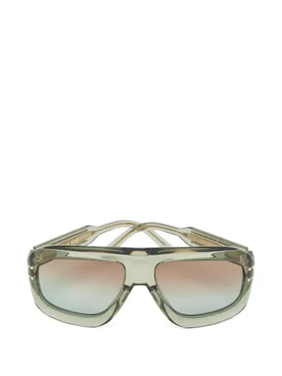 Pre-owned Dior Signature Sunglasses In Green