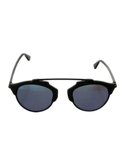 Pre-owned Dior Soreal Oversize Sunglasses In Black