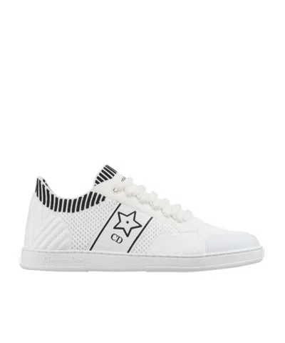 Dior Star Low-cut Casual Shoes In White