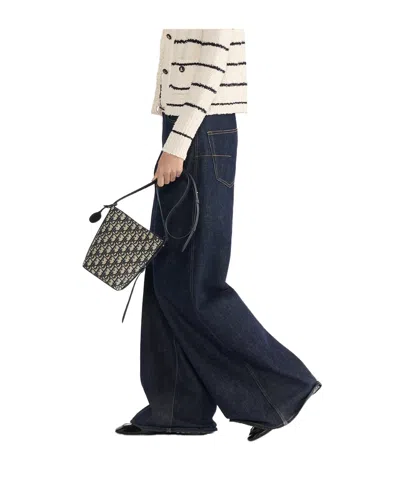 Dior Star Mini Bucket Bag In Black