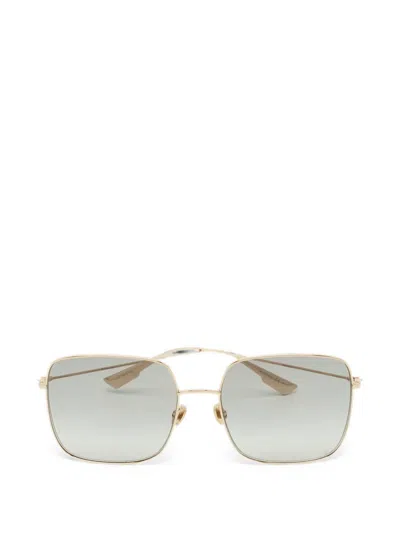 Pre-owned Dior Stellaire1 Square-frame Sunglasses In Gold